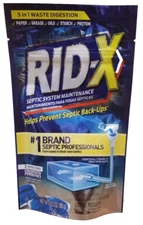 RID-X Septic System Treatment 3 monthly Pouches Advanced Enzymes Just Flush!