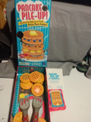 Pancake Pile-Up Relay Race Game Ages 4+  Educational Insight missing 1 butter 