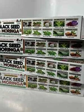 6 Tube ORGANIC BLACK SEED & MORINGA Herbal Toothpaste Fluoride Free , 7.5 oz.