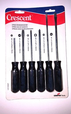  CRESCENT Cooper-Tools  6-Piece Screwdriver Set
