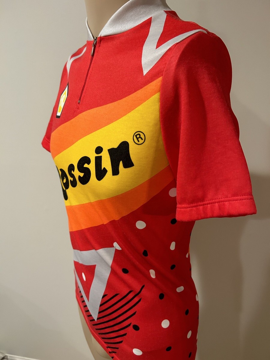 Vintage NOS ROSSIN Tommaso Cycling Jersey Size 3 Medium Made in