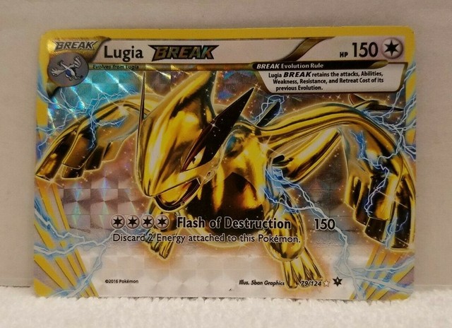 Lugia BREAK Ultra Rare Holo Fates Collide 79 124 Pokemon Card EBay