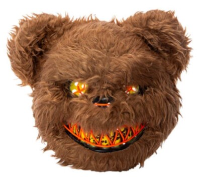 Halloween Killer Bear Mask Led Lights
