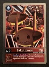 Sakuttomon - EX6-001 - Uncommon - Box Topper - Infernal Ascension - Digimon TCG