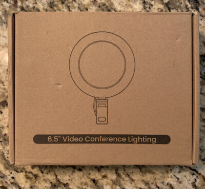 Selfie Ring Light Video Conference/Makeup Lighting, Adjustable Tripod!