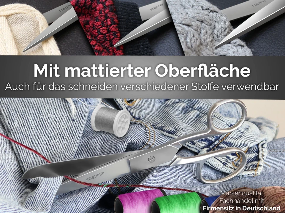 Profi Haushaltsschere Edelstahl Küchenschere Universalschere Papierschere Scharf - Bild 4 von 4