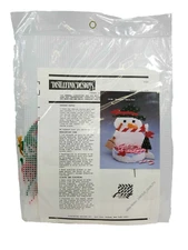 Distlefink Designs Plastic Canvas Frosty Snowman Candy Cane Dish 75105 New
