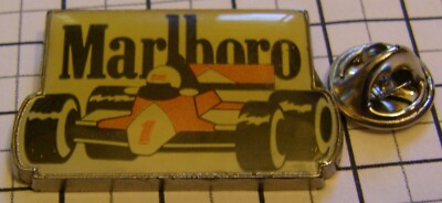 Pin's Ayrton Senna 1991 McLaren Honda Marlboro - Rare, émail, Fabrication Française