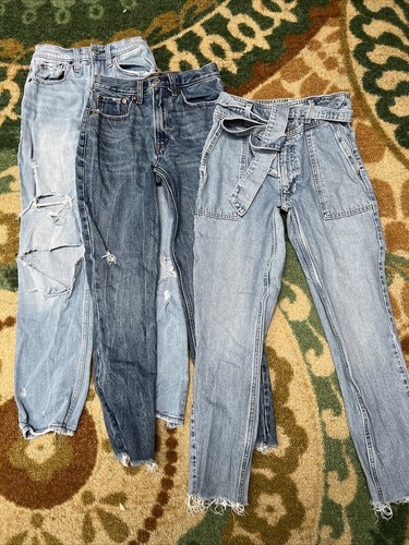 24--ABERCROMBIE \u0026 FITCH - MOM JEANS | eBay