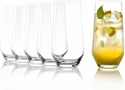 Revolution Serie 390 ml Wasser- und Longdrinkgläser 6er Set