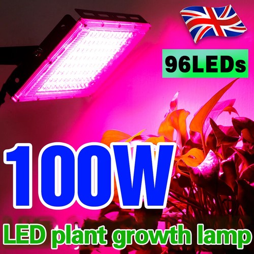 LED Plant Grow Light Full Spectrum Hydroponic Flower Veg Indoor Plant
