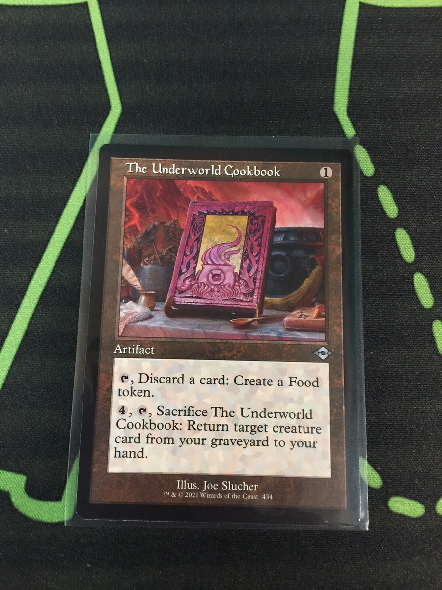 mtg cookbook card The Underworld Cookbook (retro frame) (showcase)
