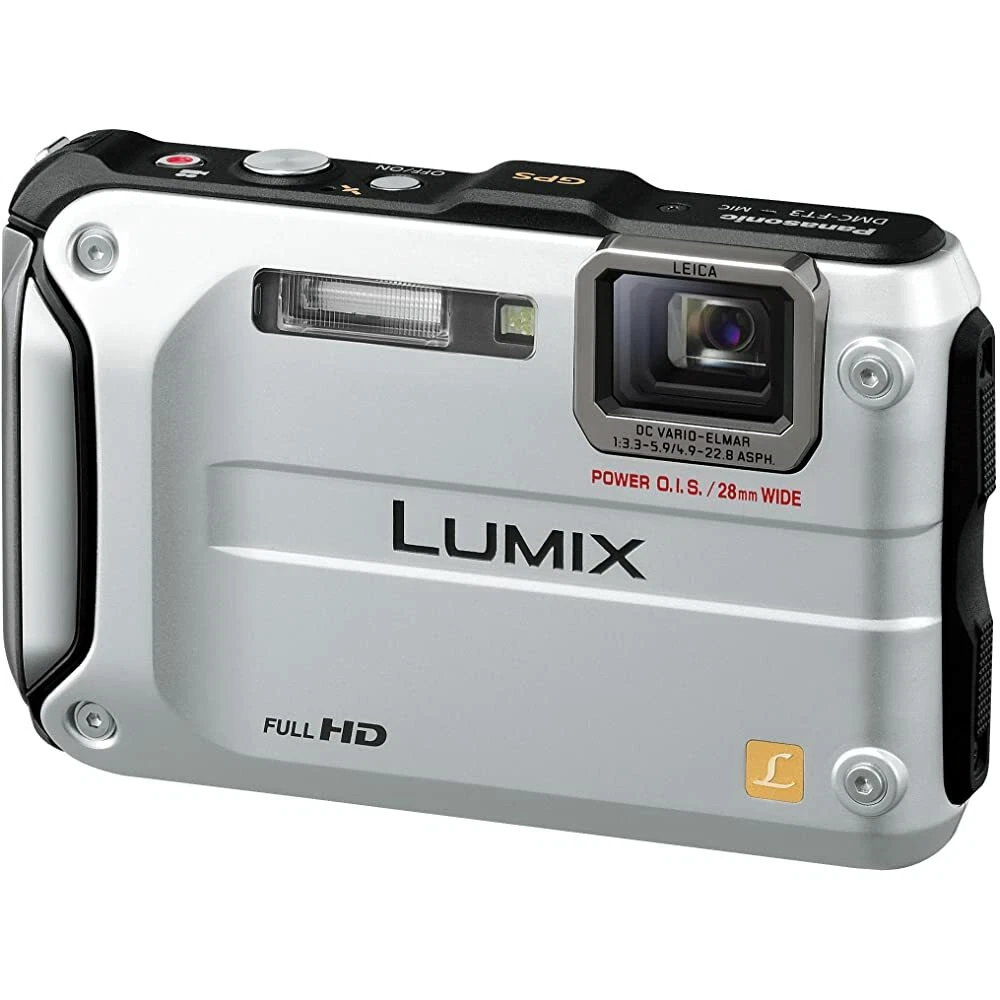 USED Panasonic DMC-FT3-S Digital Camera LUMIX FT3 Precious Silver DMC-FT3-S