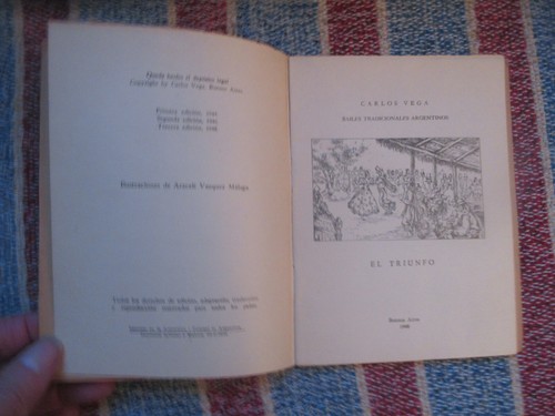 El Escondido Triunfo Historia origen musica poesia VEGA 1948 Argentines Dances - Picture 5 of 6