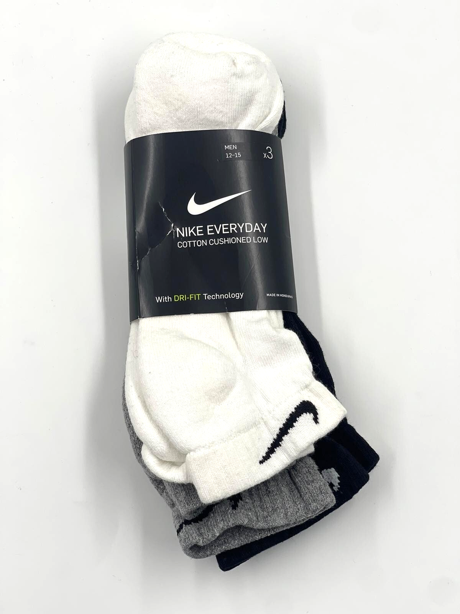 nike dri fit cushion low cut socks
