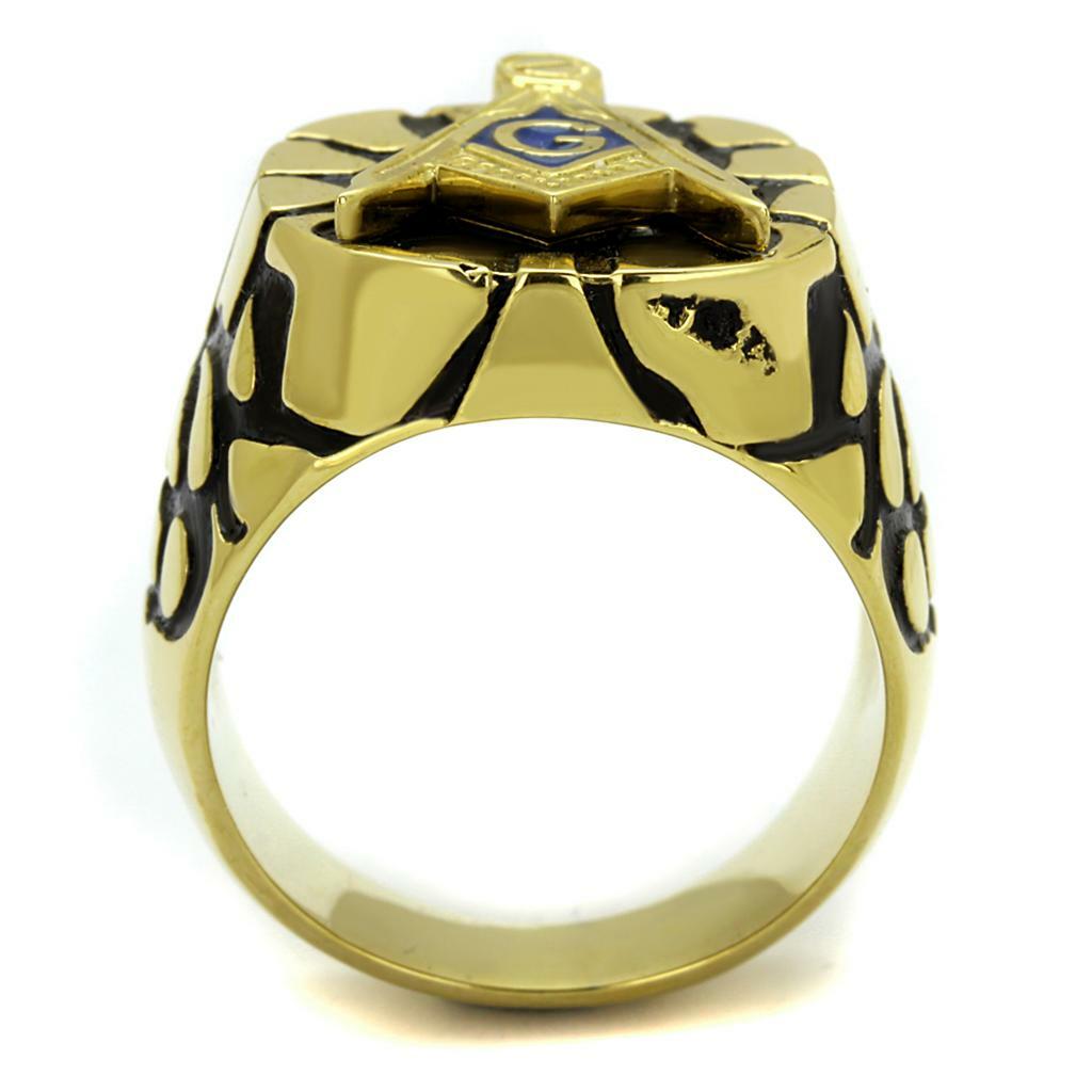 TK2372 - IP Gold(Ion Plating) Stainless Steel Ring with