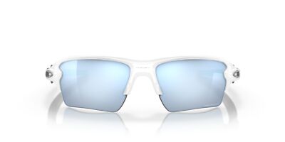 Oakley Flak 2.0 XL Polished White/Prizm Deep Water Polarized Men's