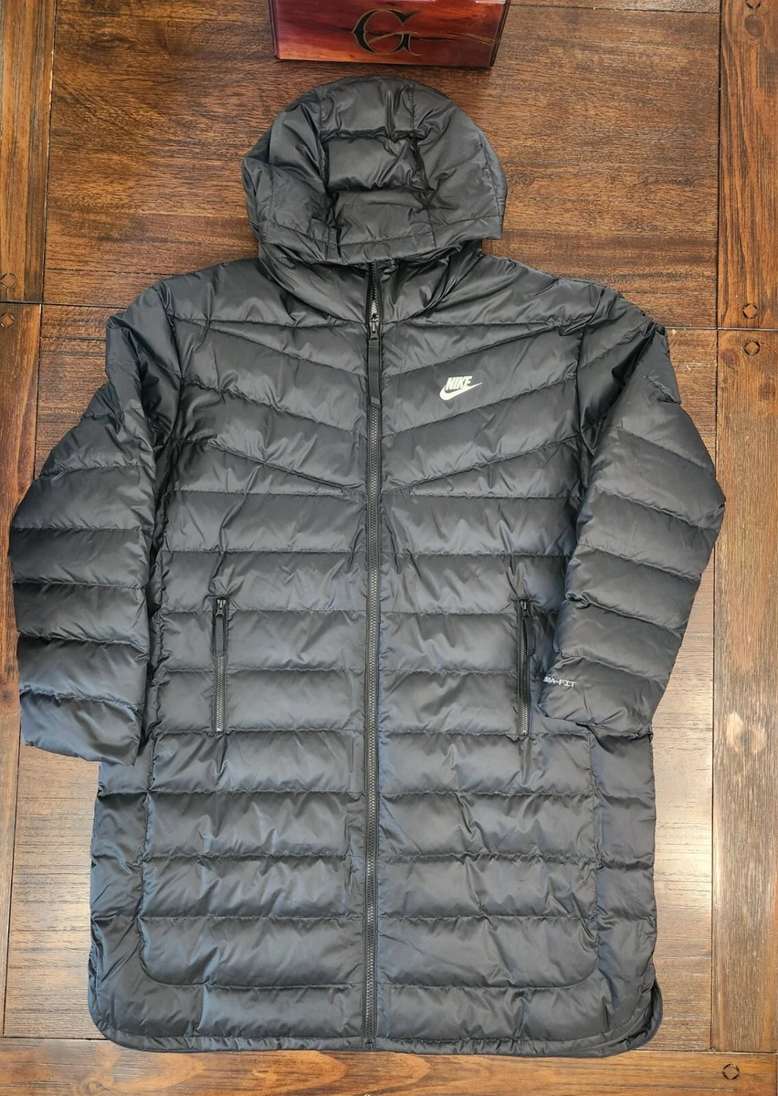 NEW Nike XL Women Therma-Fit Repel Windrunner Down Fill Parka DH4075-010 |  eBay