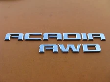 07 08 09 10 11 12 GMC ACADIA AWD REAR EMBLEM LOGO BADGE SYMBOL SIGN USED A29134