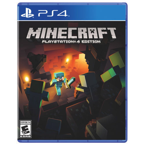 PS4 Minecraft PlayStation Edition Game Disc Editorial Stock Photo