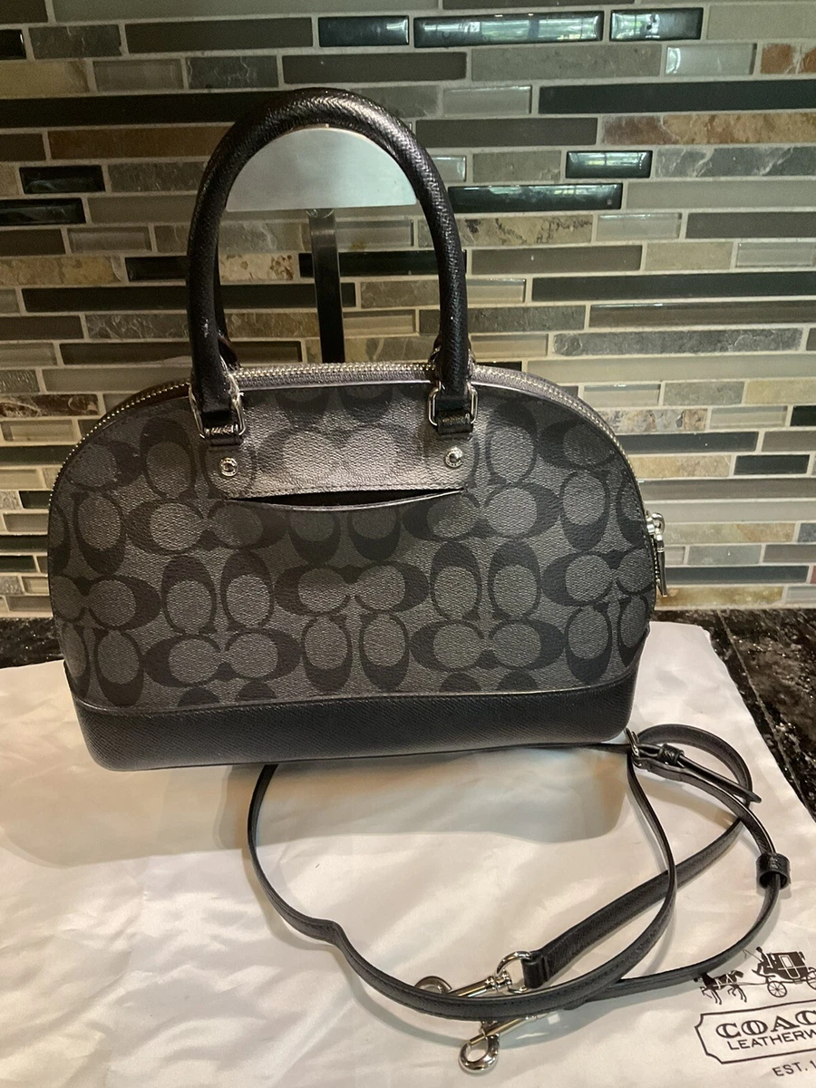 Coach Mini Sierra Satchel In Signature Canvas