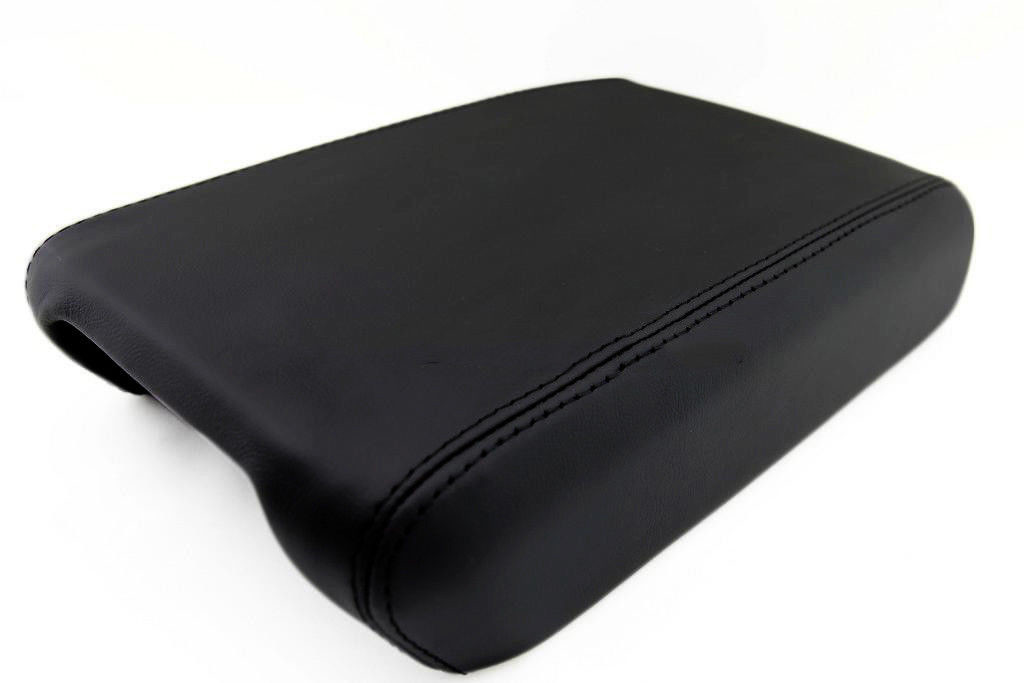 Black Center Console Lid Armrest Cover Real Leather For 07-16 GMC Acadia - Foto 9