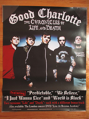 Good Charlotte ポスター 2004年　グッドシャーロット　プロモ 2004 GOOD CHARLOTTE 