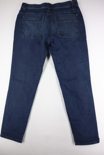 Prana Womens Jeans 6/28 Mid-Rise Straight Organic Cotton Dark Wash Blue Denim - Picture 7 of 8