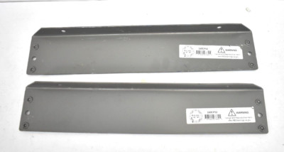 Lot of 2 Global Industrial Double Rivet Beam 15'' L Gray 160CP52 Top/Bottom