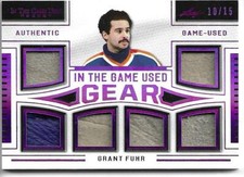2020-21 Leaf ITG Used Hockey GRANT FUHR 6X Game-Used Gear Relics 10/15