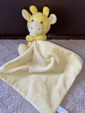 Walgreens Baby Giraffe Lovey Stuffed Animal Blanket Yellow EUC