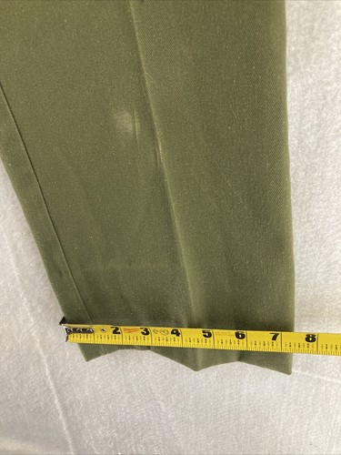 VTG Boy Scouts Pants YOUTH 6 Green Uniform Cargo Pants - Picture 6 of 8