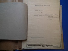 DDR originale Mappe Textilverabeitungswerk Pouch Zelte Boote Zeltnäherei  1967