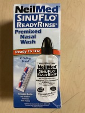 NeilMed SinuFlo Ready Rinse Premixed Nasal Wash Brand New Very Expires 3/2027