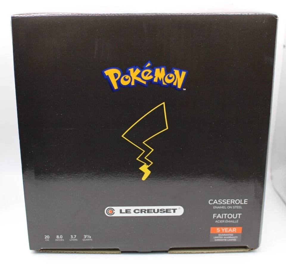 Le Creuset Pokemon Collection EOS Kasserolle 20cm Fett Pikachu 2024 Limitiert