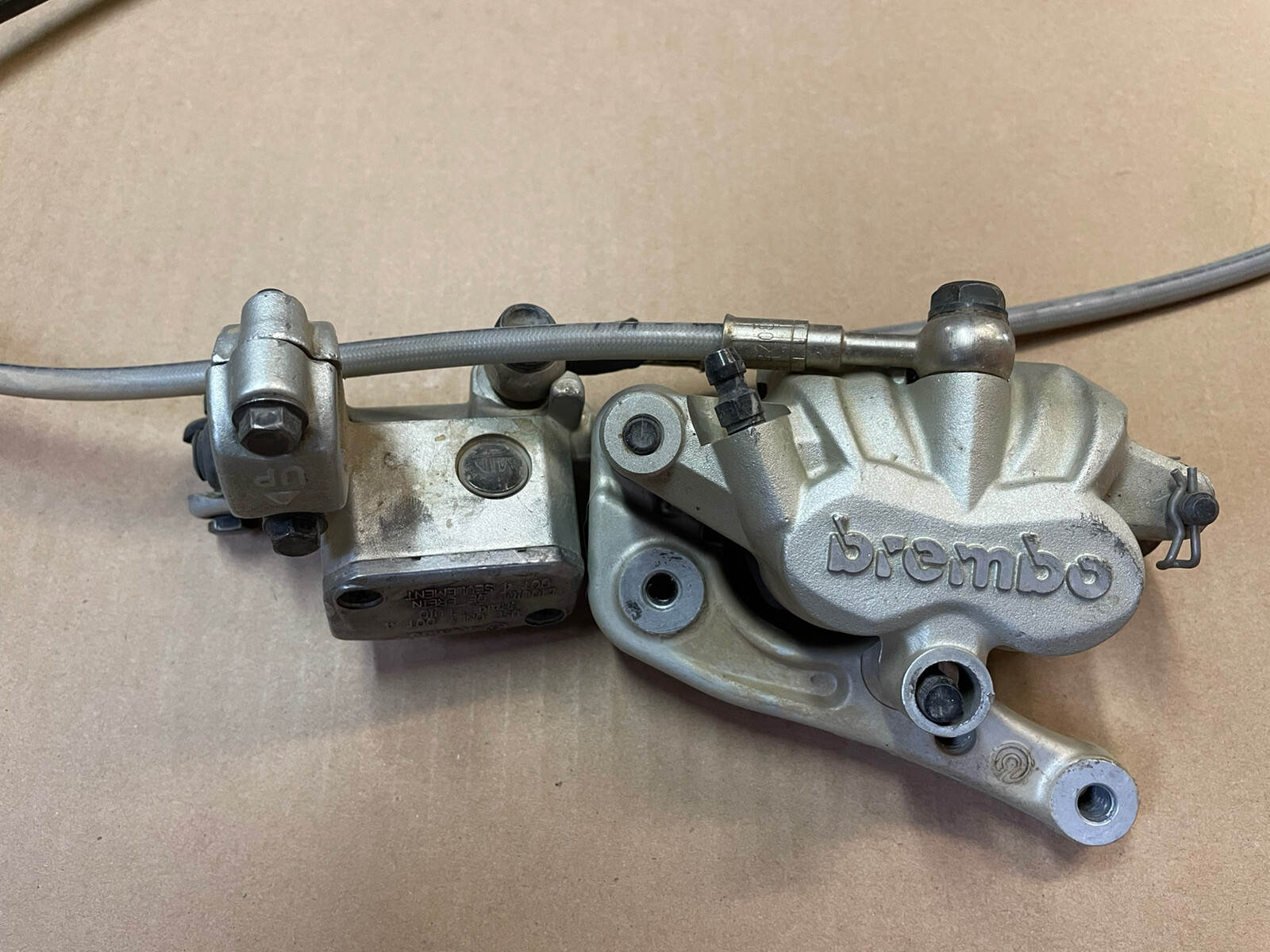 KTM Brembo front brake caliper master and line eBay