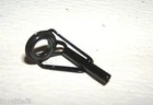 STAINLESS BLACK 2.2mm INSIDE DIAMETER FISHING ROD TIP END EYE HEMATITE EYELET5mm