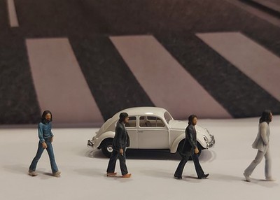 Busch 52956 VW Käfer Export ''Abbey Road'' mit John, Paul, George und Ringo OVP
