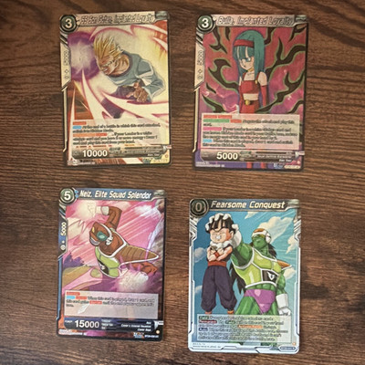 Bandai Dragon Ball Super TCG 4 Foil Cards Destroyer Kings SS Son Goten