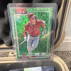 Topps 2022 Series 1 Green Foil Mike Trout Los Angeles Angels #350 Card