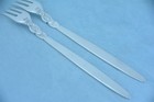 2 Georg Jensen Cactus Sterling Silver 6-1/4" Seafood Oyster Fork No Monogram — photo 6