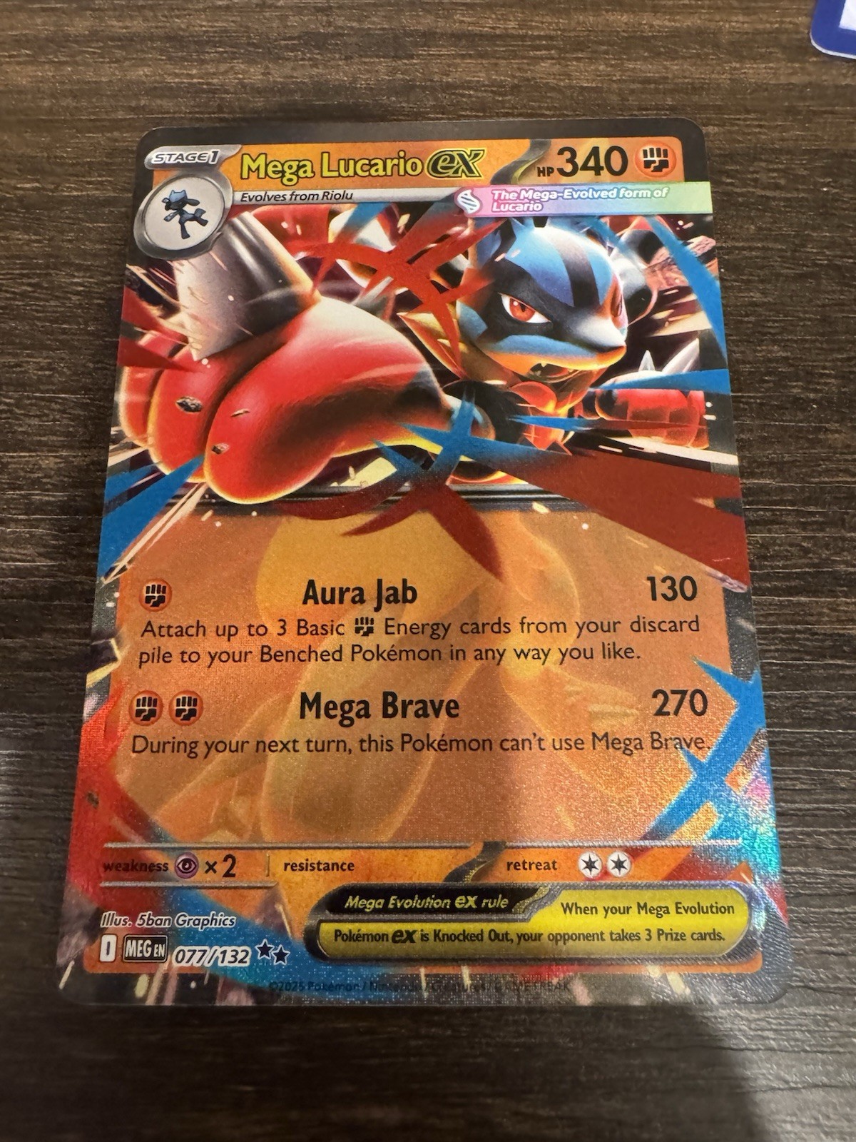 Mega Lucario ex #77 Pokemon Mega Evolution