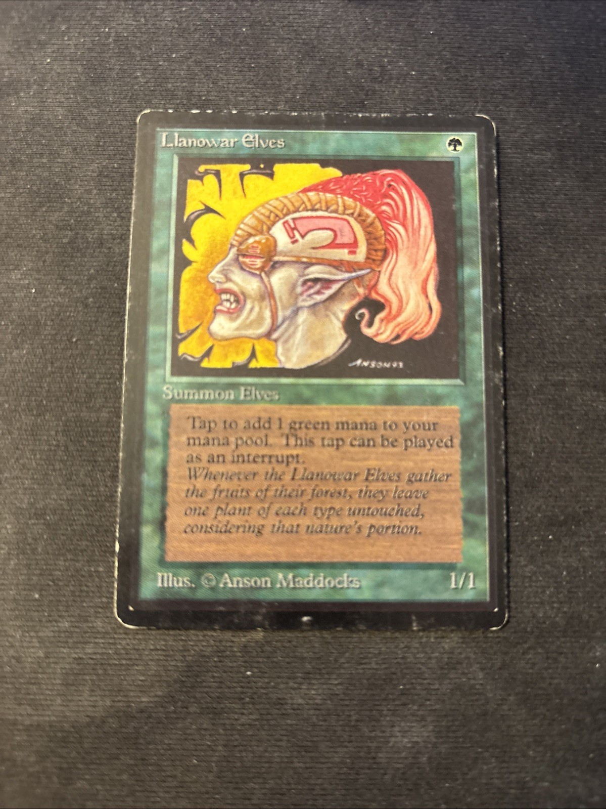 Llanowar Elves Limited Edition - Beta Mtg HP