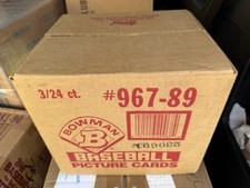 1989 BOWMAN Baseball Unopened RACK Pack 3 Box...