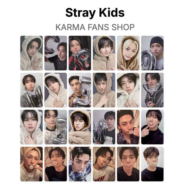 Stray Kids KARMA FANS SHOP Official Photocard KPOP Special Gift