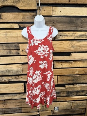 Tommy Bahama Flor Da Vita A-Line Women's Dress Sz Small Red Currant Knee Length