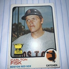 1973 Topps Baseball Carlton Fisk #193 RED SOX