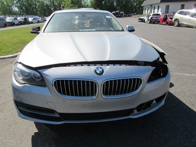 2014 BMW 528I LEFT SIDE MIRROR HEATED MEMORY GLACIERSILBER II METALLIC A83