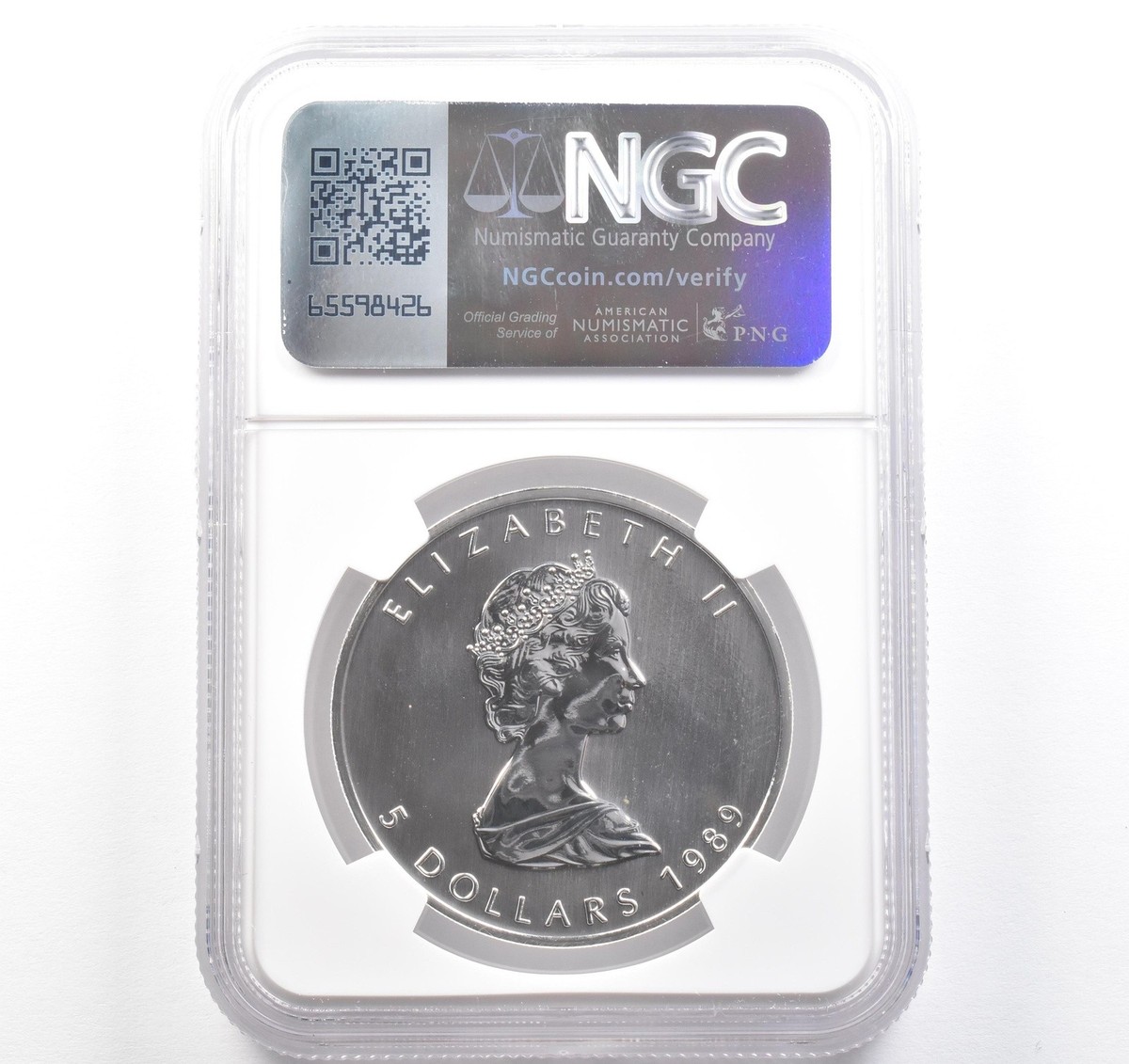 1989 Canada 5 Dollars Silver Maple Leaf MS70 NGC Canada Label | eBay