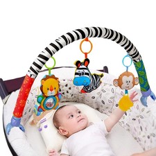Adjustable Baby Travel Play Arch, Detachable Activity Musical Anima... Fast Ship